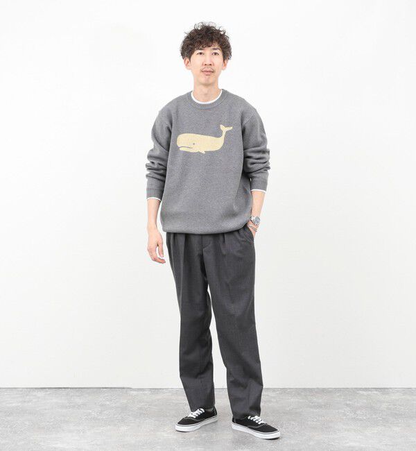 NOLLEY'S goodman「クジラWJQ ダブルジャカードニット 25AW」|ニット・セーター|
