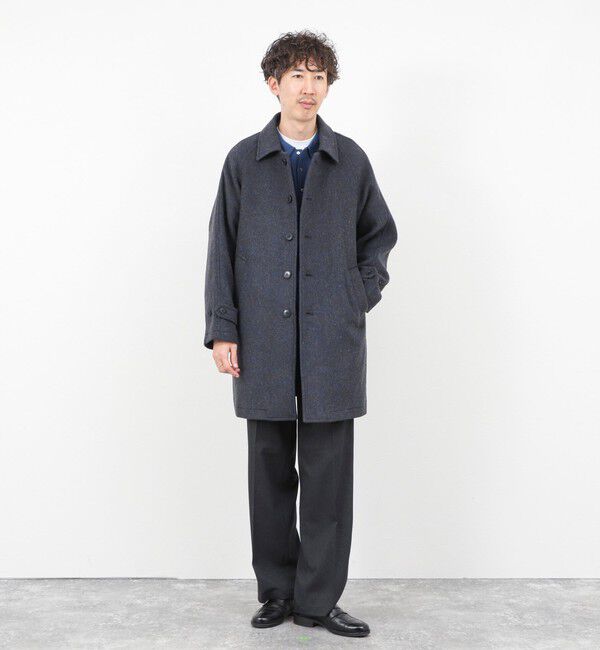 NOLLEY'S goodman「《ビジカジ対応》尾州ビーバーステンカラーコート 25AW」|ステンカラーコート|