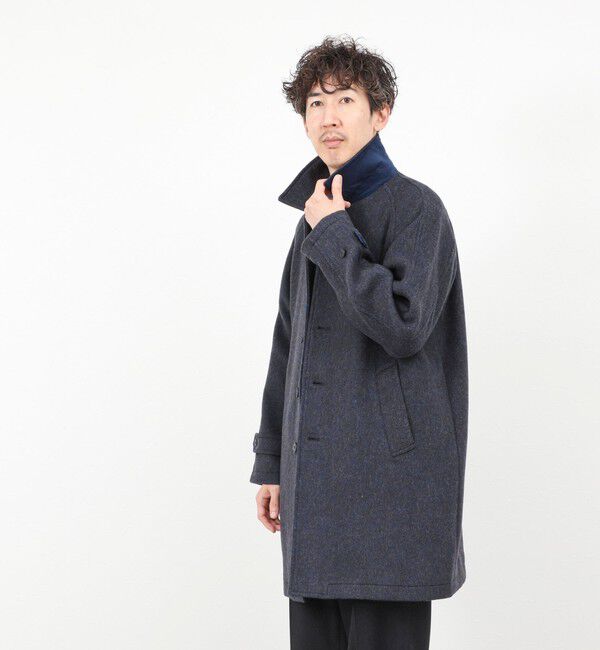 NOLLEY'S goodman「《ビジカジ対応》尾州ビーバーステンカラーコート 25AW」|ステンカラーコート|