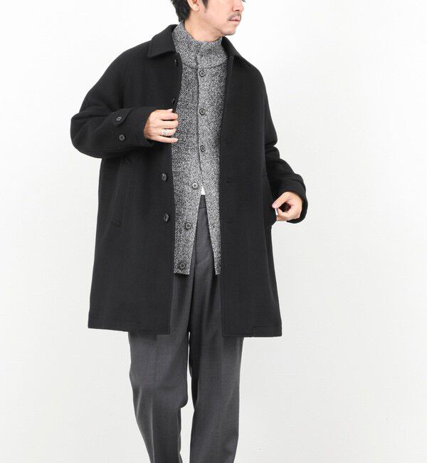 NOLLEY'S goodman「《ビジカジ対応》尾州ビーバーステンカラーコート 25AW」|ステンカラーコート|