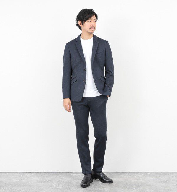 Stutostein「《ビジカジ/セットアップ対応》CORDURA 裏起毛ウォッシャブルストレッチジャケット 25AW」|テーラードジャケット|