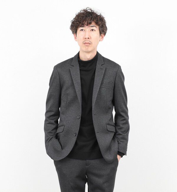 Stutostein「《ビジカジ/セットアップ対応》CORDURA 裏起毛ウォッシャブルストレッチジャケット 25AW」|テーラードジャケット|