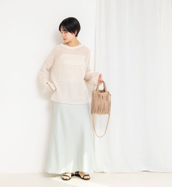 NOLLEY'S「ウォッシャブルセルロースバイヤススカート」|スカート|