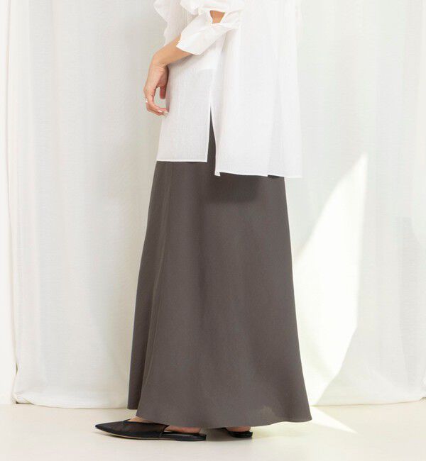 NOLLEY'S「ウォッシャブルセルロースバイヤススカート」|スカート|