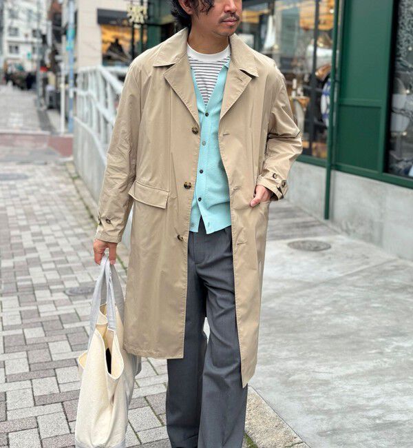 NOLLEY'S goodman「《ビジカジ対応》【ダントツ撥水】ステンカラーコート 26SS」|ステンカラーコート|