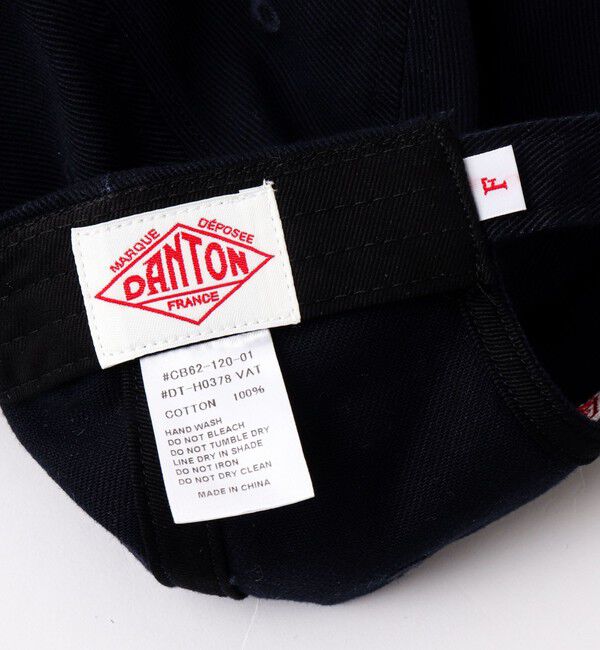 NOLLEY'S goodman「【DANTON/ダントン】COTTON TWILL 6PANEL CAP #DT-H0378 VAT 26SSコレクション」|キャップ・キャスケット|