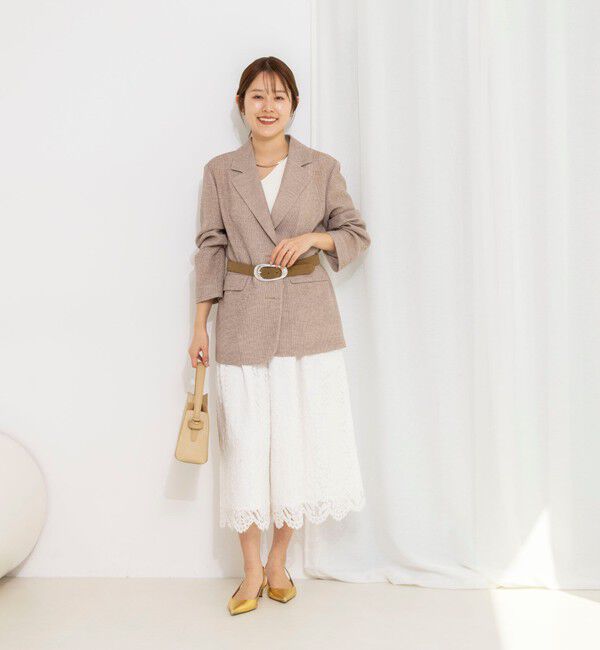 NOLLEY'S「ウォッシャブルカラミオーバージャケット」|テーラードジャケット|