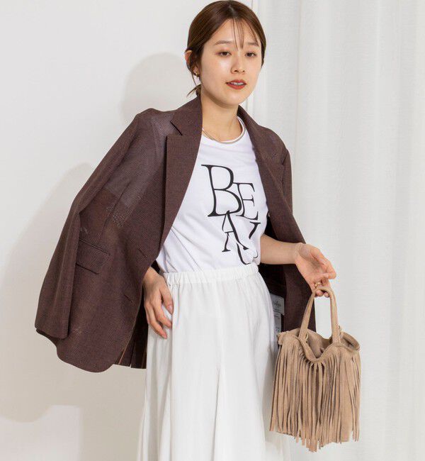 NOLLEY'S「ウォッシャブルカラミオーバージャケット」|テーラードジャケット|