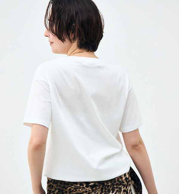 NOLLEY'S sophi「ウォッシャブルオーバーサイズロゴTシャツ」|Tシャツ・カットソー|