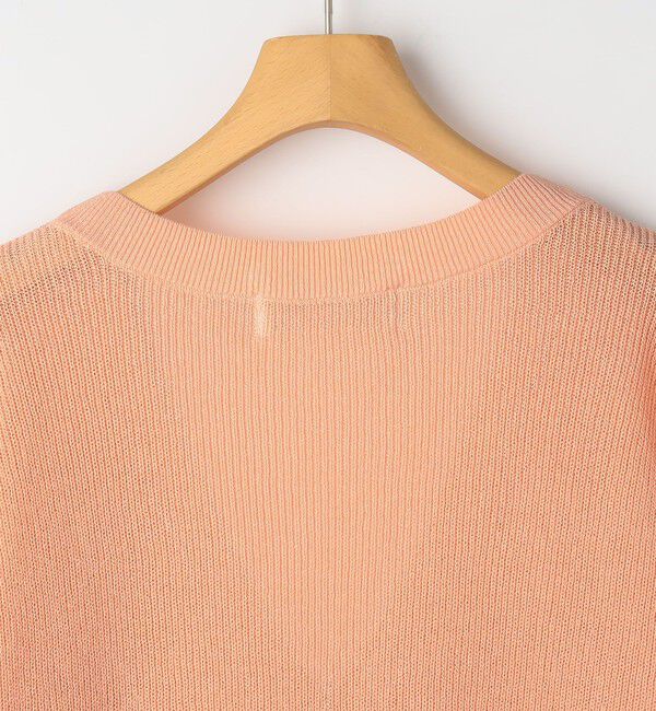 NOLLEY'S sophi「《手洗い可能》ペーパー混深V片畦プルオーバー」|ニット・セーター|