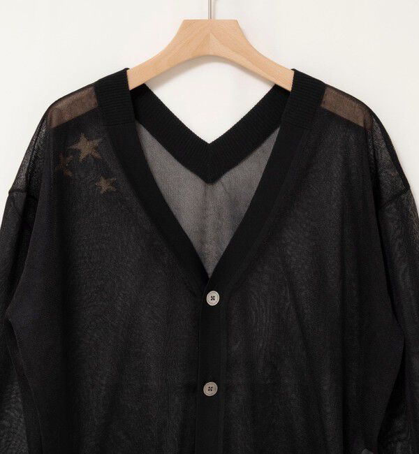 Rie Miller「シアー2WAYカーディガン星インターシャ」|カーディガン|