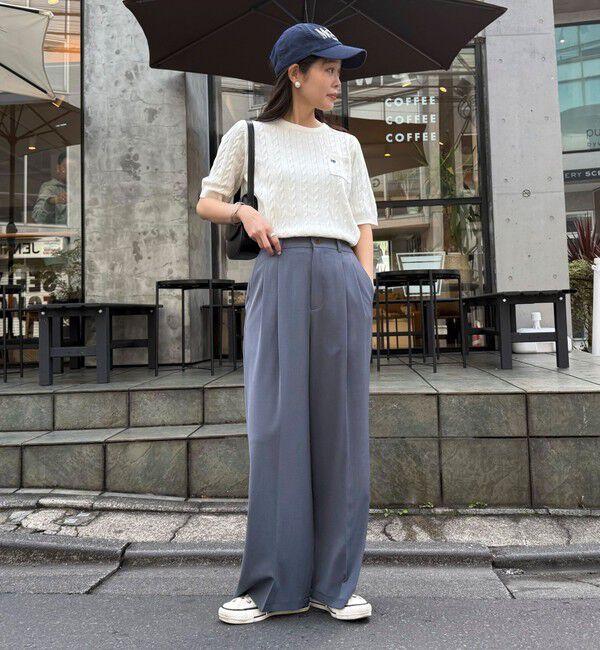 fredy emue「FR刺繍ケーブル柄ポケ付きプルオーバー」|ニット・セーター|