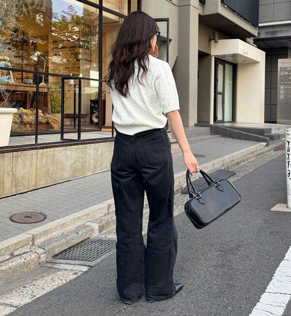 fredy emue「FR刺繍ケーブル柄ポケ付きプルオーバー」|ニット・セーター|