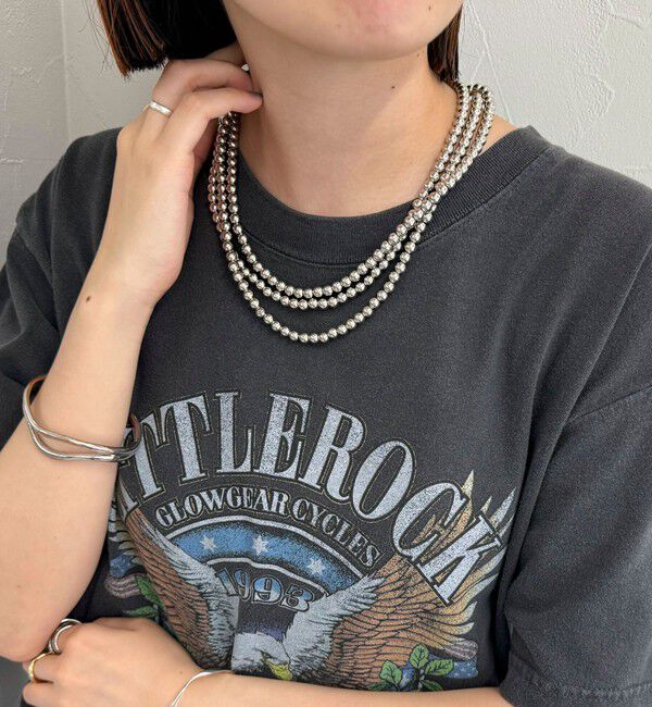 fredy emue「パール／メタルマルチロングネックレス」|ネックレス|