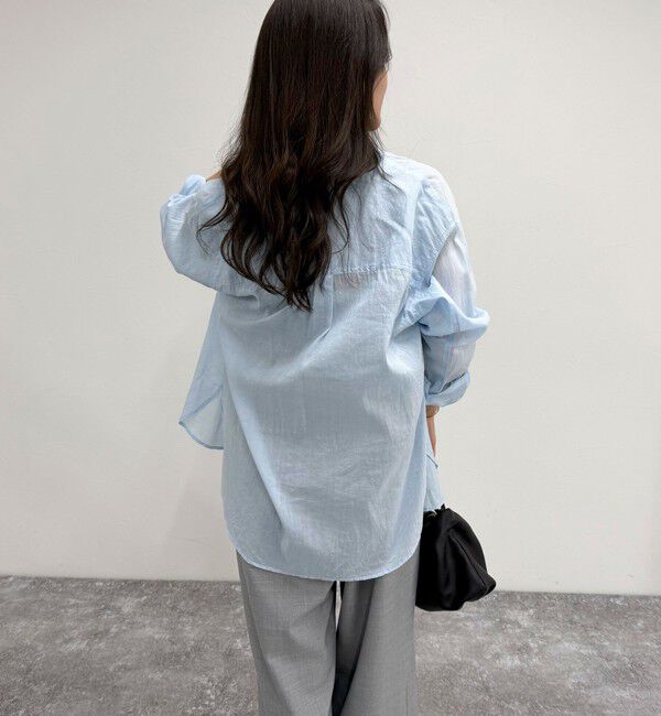 fredy emue「ラミーバンドカラーシャツ」|シャツ・ブラウス|