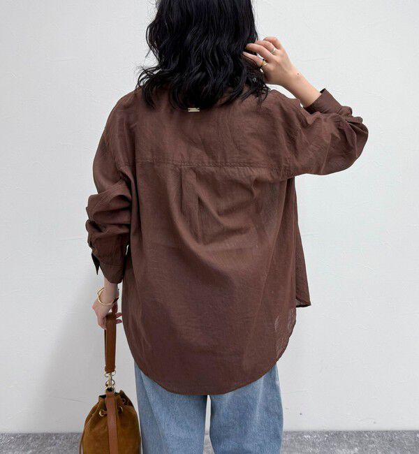 fredy emue「ラミーバンドカラーシャツ」|シャツ・ブラウス|