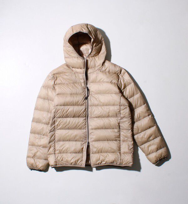 GLOSTER「【昨年ヒットの別注ダウンが新色追加で再登場！】GLOSTER別注 TAIONパッカブルフーディダウン」|ダウン|ベージュ