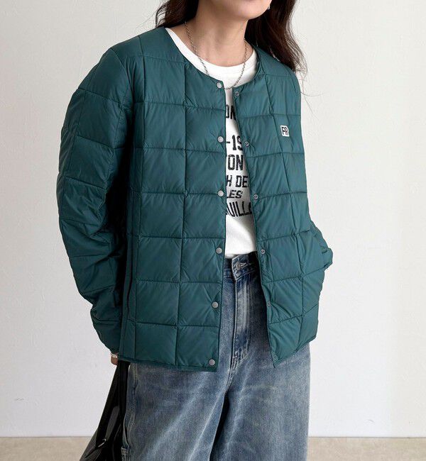 fredy emue「《別注》【TAION/タイオン】CREW NECK BUTTON DOWN JK ダウンジャケット」|ダウン|