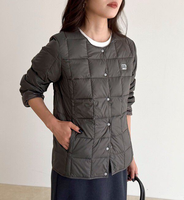 fredy emue「《別注》【TAION/タイオン】CREW NECK BUTTON DOWN JK ダウンジャケット」|ダウン|