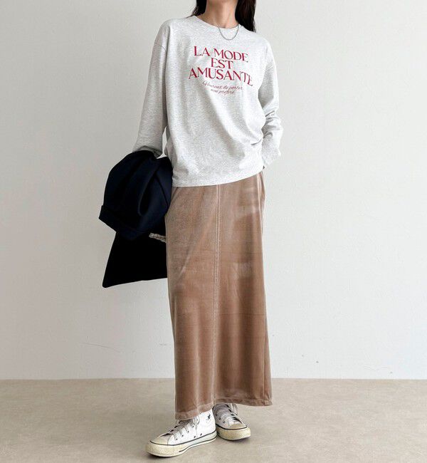 fredy emue「ロゴプリントロンTシャツ」|Tシャツ・カットソー|