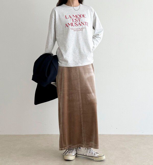 fredy emue「ロゴプリントロンTシャツ」|Tシャツ・カットソー|