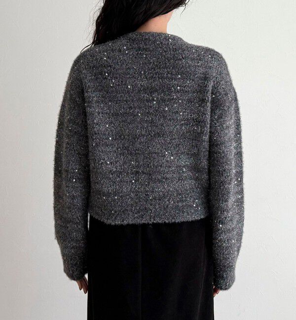 fredy emue「スパンコールニットカーディガン」|カーディガン|