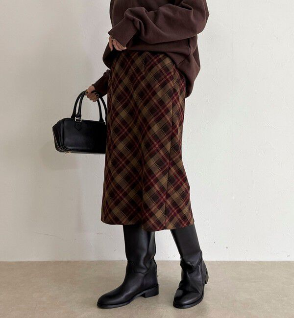 fredy emue「チェックミディスカート」|スカート|