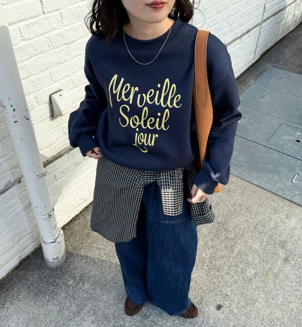 fredy emue「ハートグラフィックロゴスウェットプルオーバー」|スウェット・ジャージ|ブルー系その他