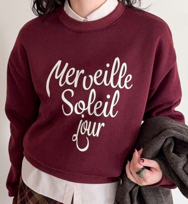 fredy emue「ハートグラフィックロゴスウェットプルオーバー」|スウェット・ジャージ|