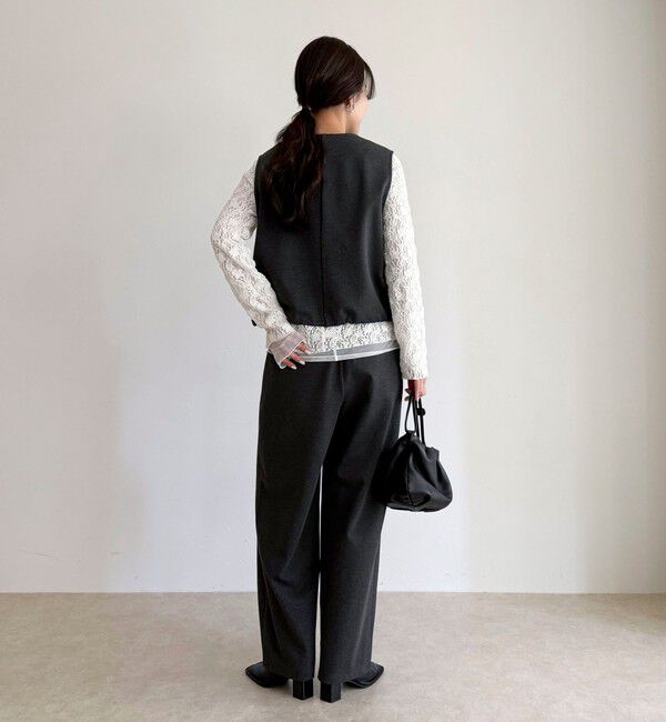 fredy emue「【セットアップ対応】ポンチイージーカーブパンツ」|チノ|