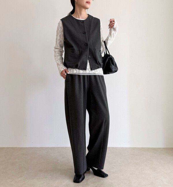 fredy emue「【セットアップ対応】ポンチイージーカーブパンツ」|チノ|