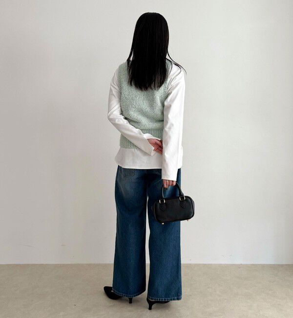 fredy emue「テープMIXニットベスト」|ベスト・ジレ|