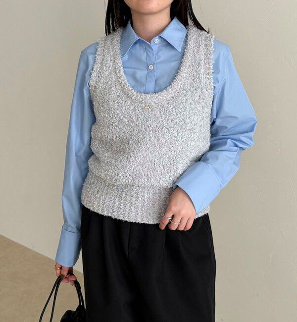 fredy emue「テープMIXニットベスト」|ベスト・ジレ|