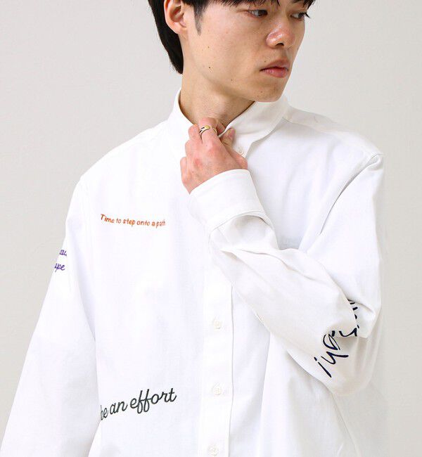 GLOSTER「【気分を上げるフレーズ】ポジティブメッセージシャツ パート2」|シャツ・ブラウス|