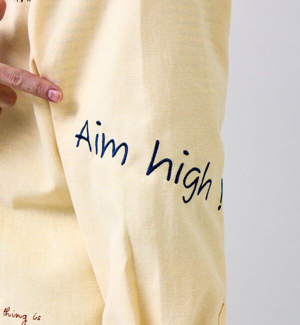 GLOSTER「【気分を上げるフレーズ】ポジティブメッセージシャツ パート2」|シャツ・ブラウス|