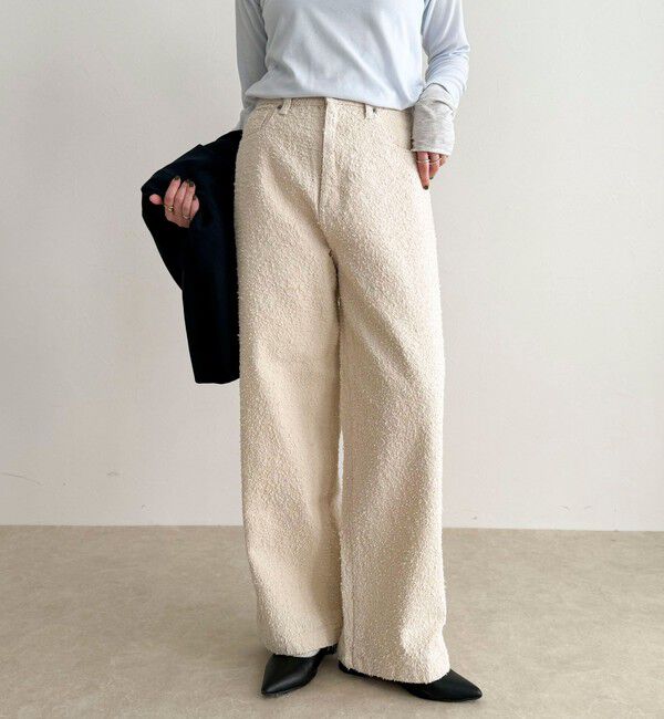 fredy emue「ループジャガードデニムパンツ」|デニム|