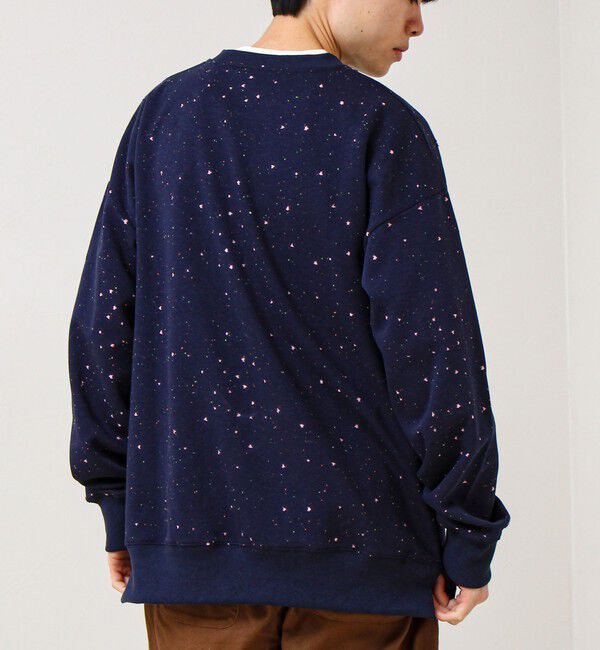 GLOSTER「星穴ネップボンディング クルーネックスウェット」|スウェット・ジャージ|