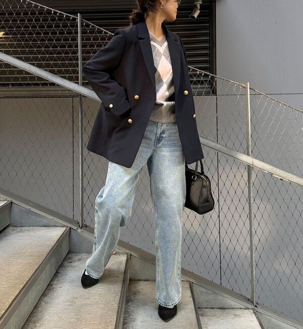 fredy emue「【3サイズ展開/オンオフ使える】ダブルブレストジャケット」|テーラードジャケット|