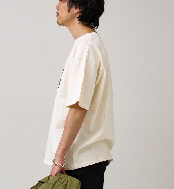 GLOSTER「【あの名作をオマージュ】犬猫実写風プリントTシャツ」|Tシャツ・カットソー|