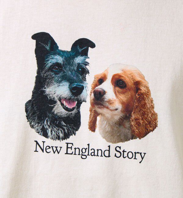 GLOSTER「【あの名作をオマージュ】犬猫実写風プリントTシャツ」|Tシャツ・カットソー|