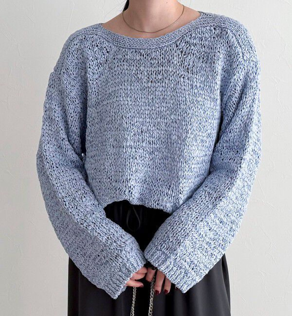 fredy emue「テープヤーンニットプルオーバー」|ニット・セーター|