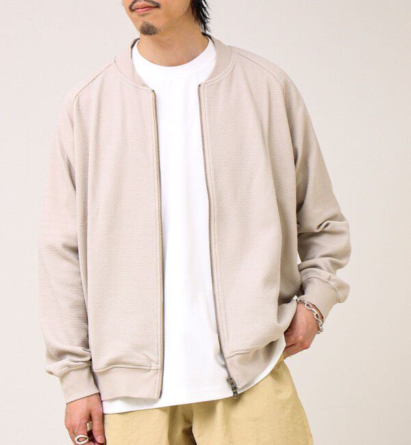 GLOSTER「【きれいめに使える】フクレジャガード MA1カーデ」|カーディガン|