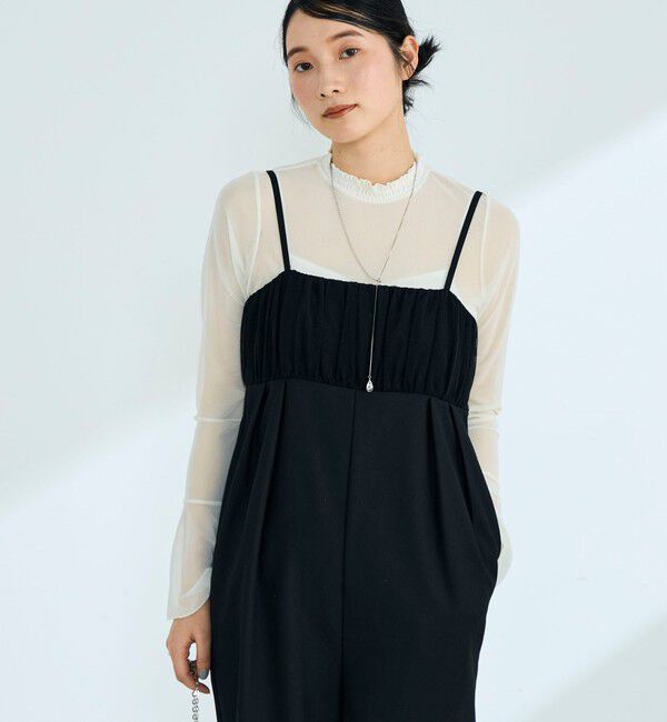 fredy emue「フレアスリーブシアーチュールプルオーバー」|Tシャツ・カットソー|