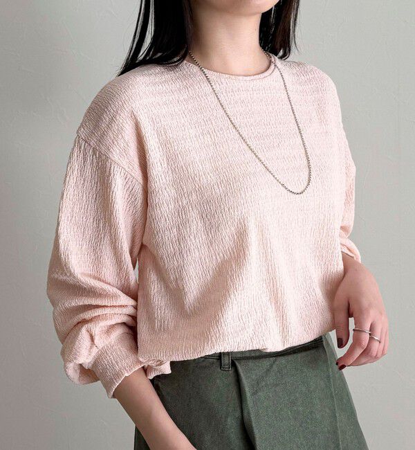 fredy emue「ラウンドヘムカットブラウス」|Tシャツ・カットソー|