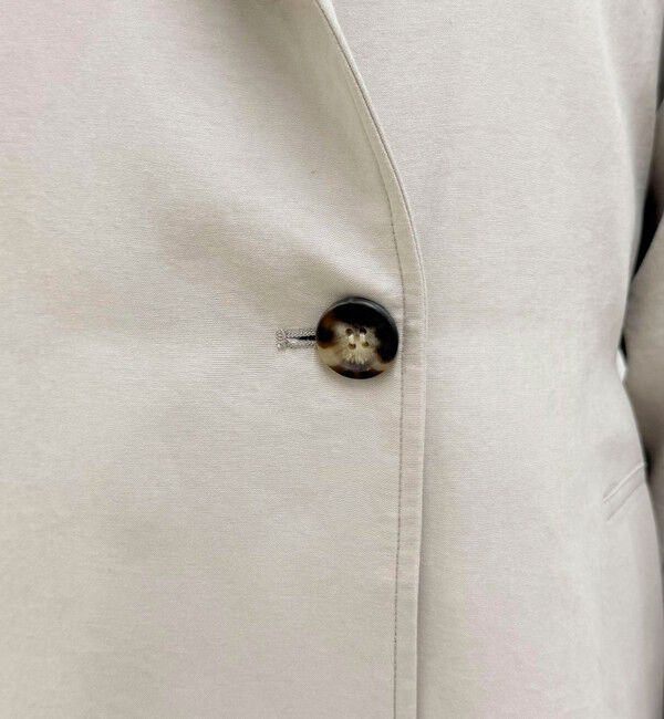 fredy emue「スウェードライクピーチコート」|トレンチコート|