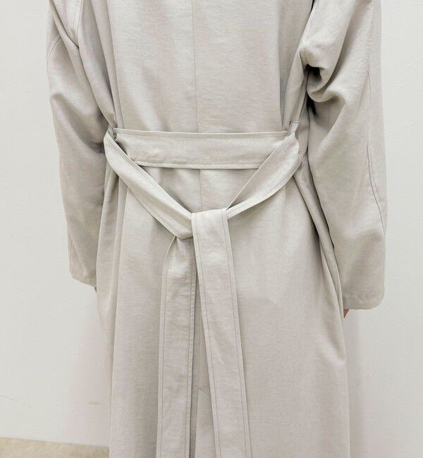 fredy emue「スウェードライクピーチコート」|トレンチコート|