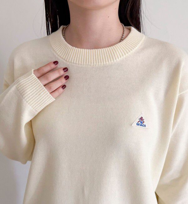 fredy emue「【GEVACO/ゲバコ】コットンラウンドネックプルオーバー」|ニット・セーター|