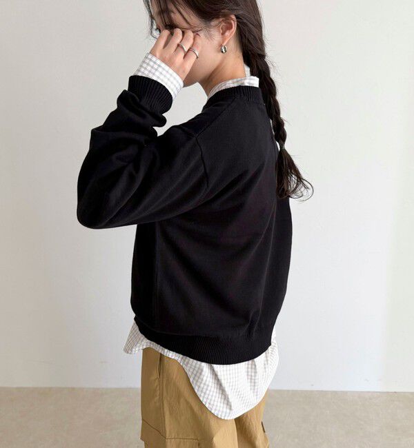 fredy emue「【GEVACO/ゲバコ】コットンラウンドネックプルオーバー」|ニット・セーター|