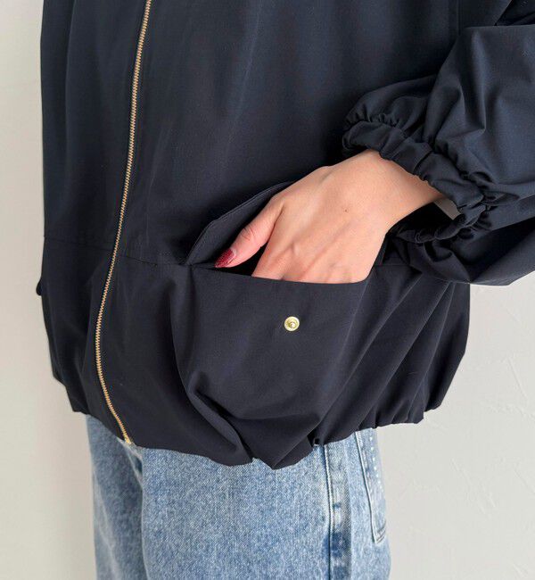 fredy emue「2WAYノーカラー撥水サーブルクロスブルゾン」|ブルゾン・スタジャン|