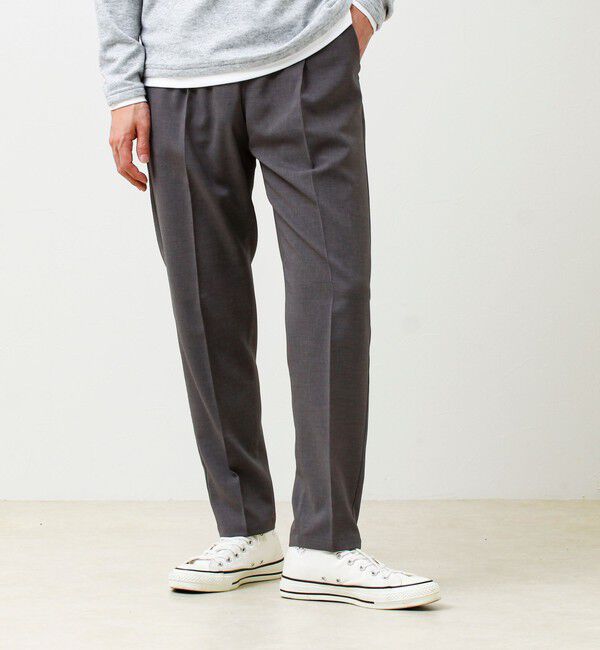 GLOSTER「【セットアップ対応】リネンタッチドビーイージーパンツ」|チノ|